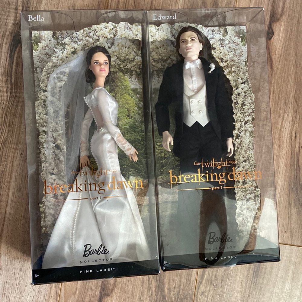 Twilight Bella & Edward wedding Barbie dolls